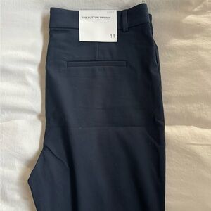 LOFT Dark Blue Sutton Skinny Pants